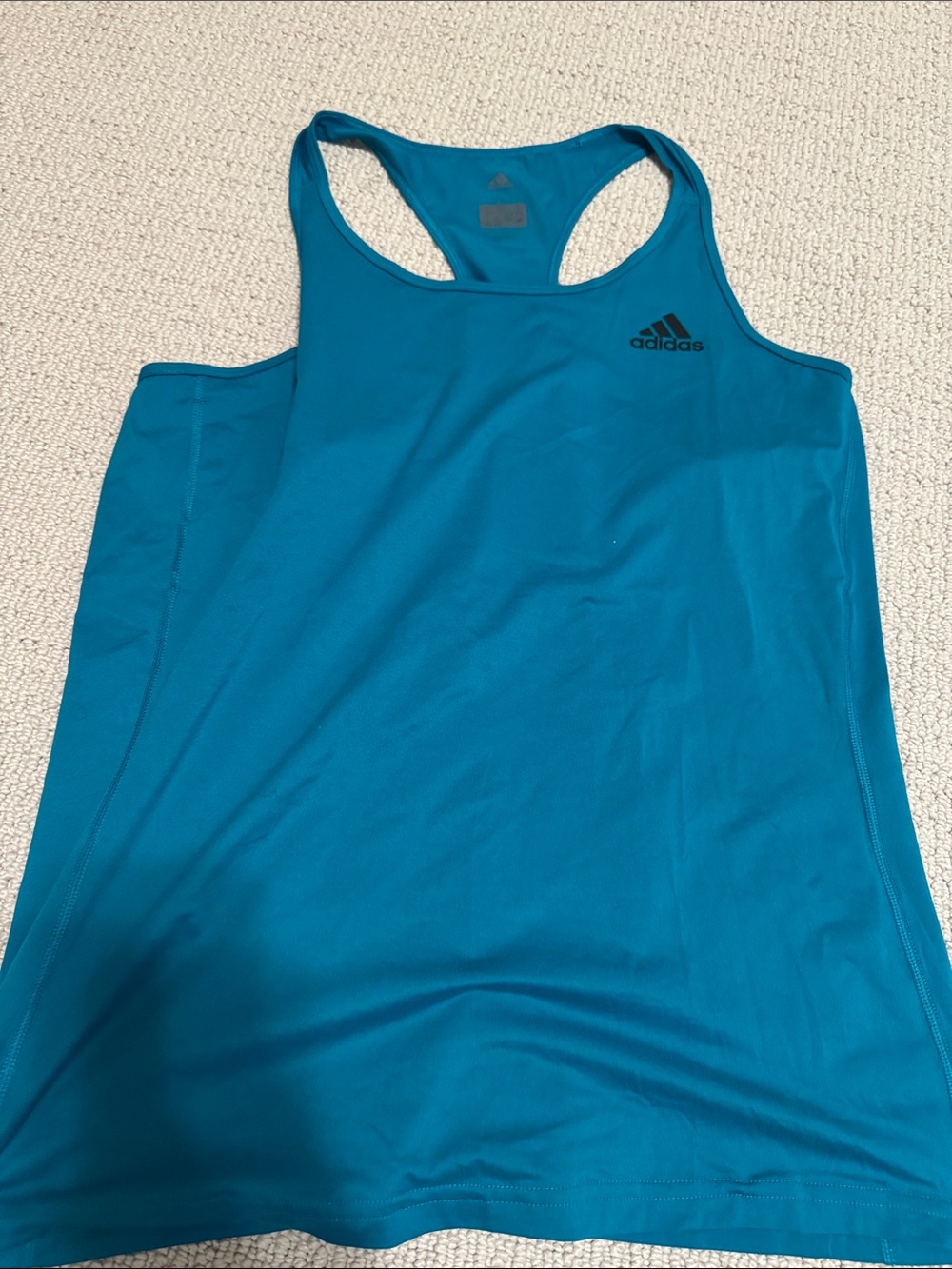 adidas Women's Teal Racerback Tank Top